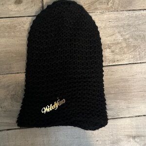 Wild Fable Black Textured Beanie